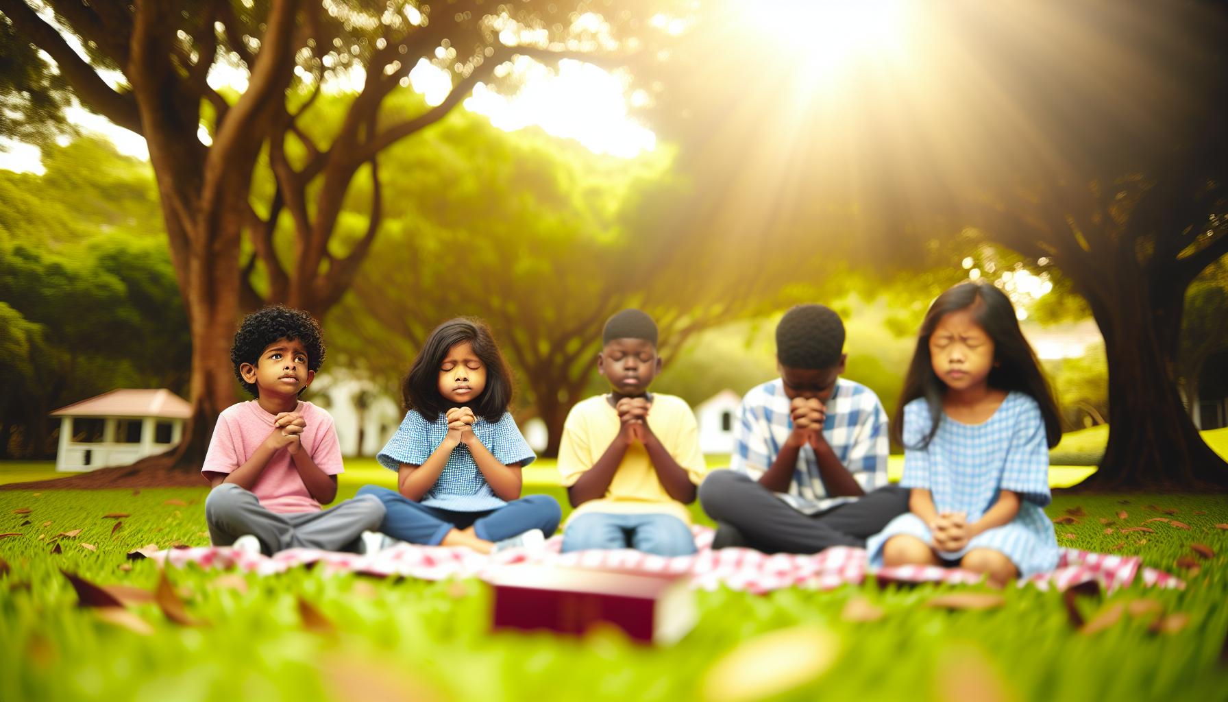 Encouraging Children to Pray Thankful Prayers