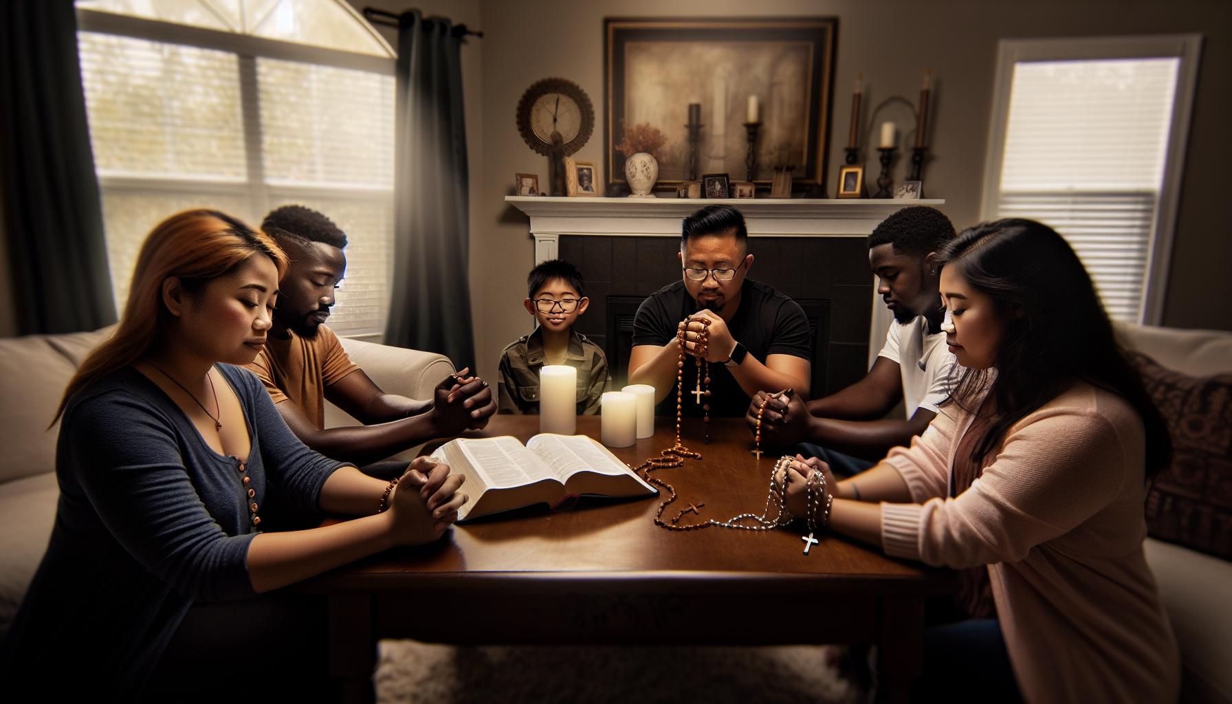 Creating a Family Tradition of Rosary Prayer