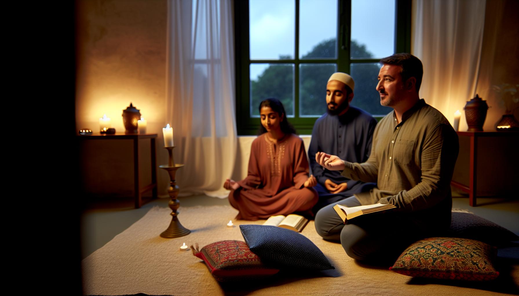 Creating a Quiet Space for Evening Prayer