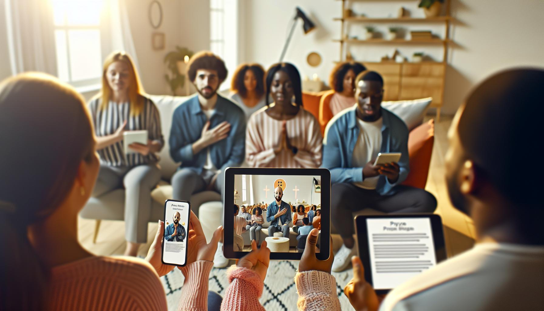 Incorporating Prayers Emoji into Virtual Worship and Services