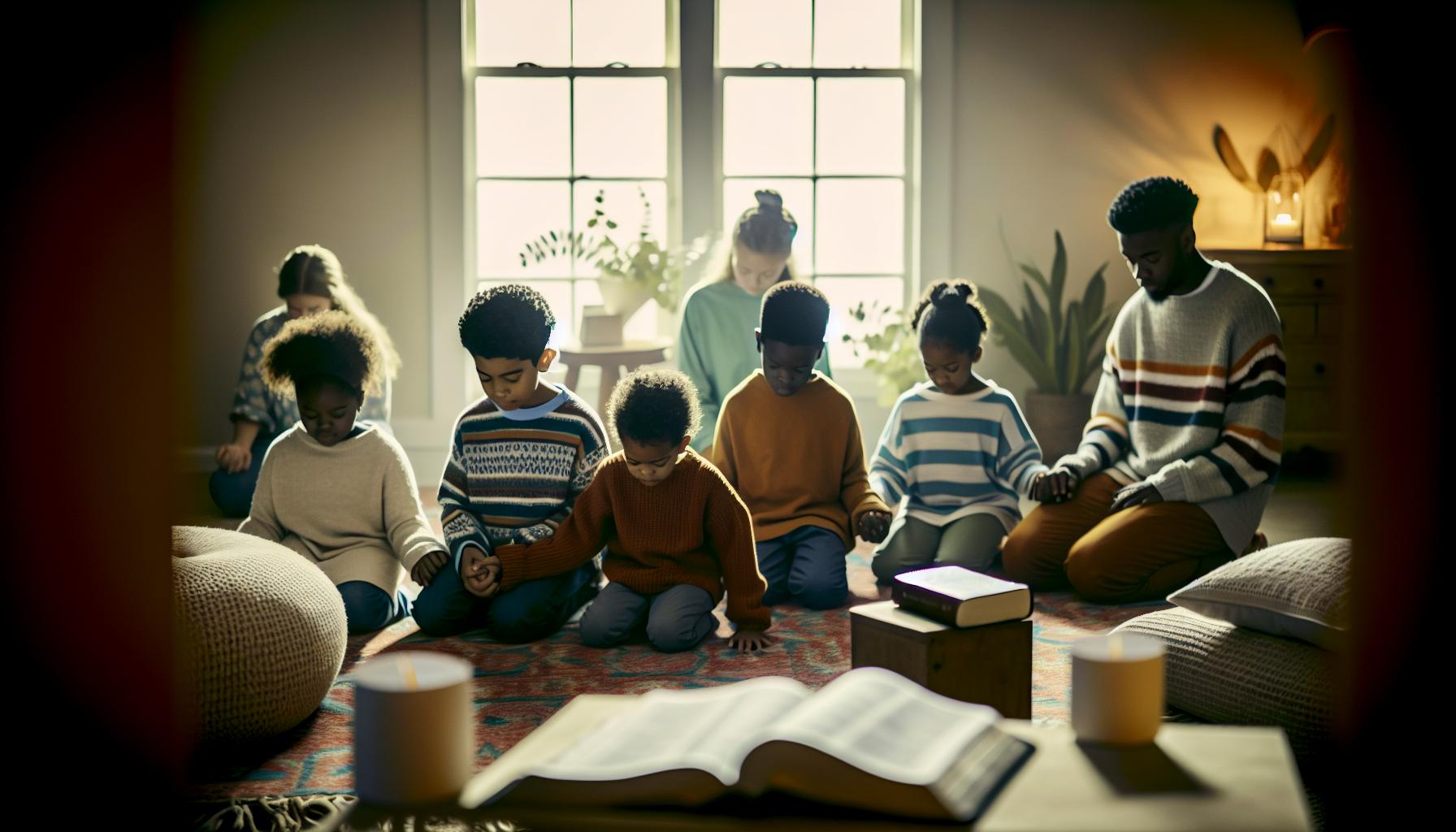 Incorporating Prayer in Kids' Devotional Time