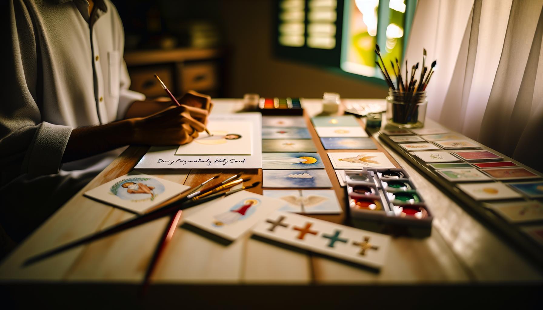 Designing Your Personalized Holy Card Collection