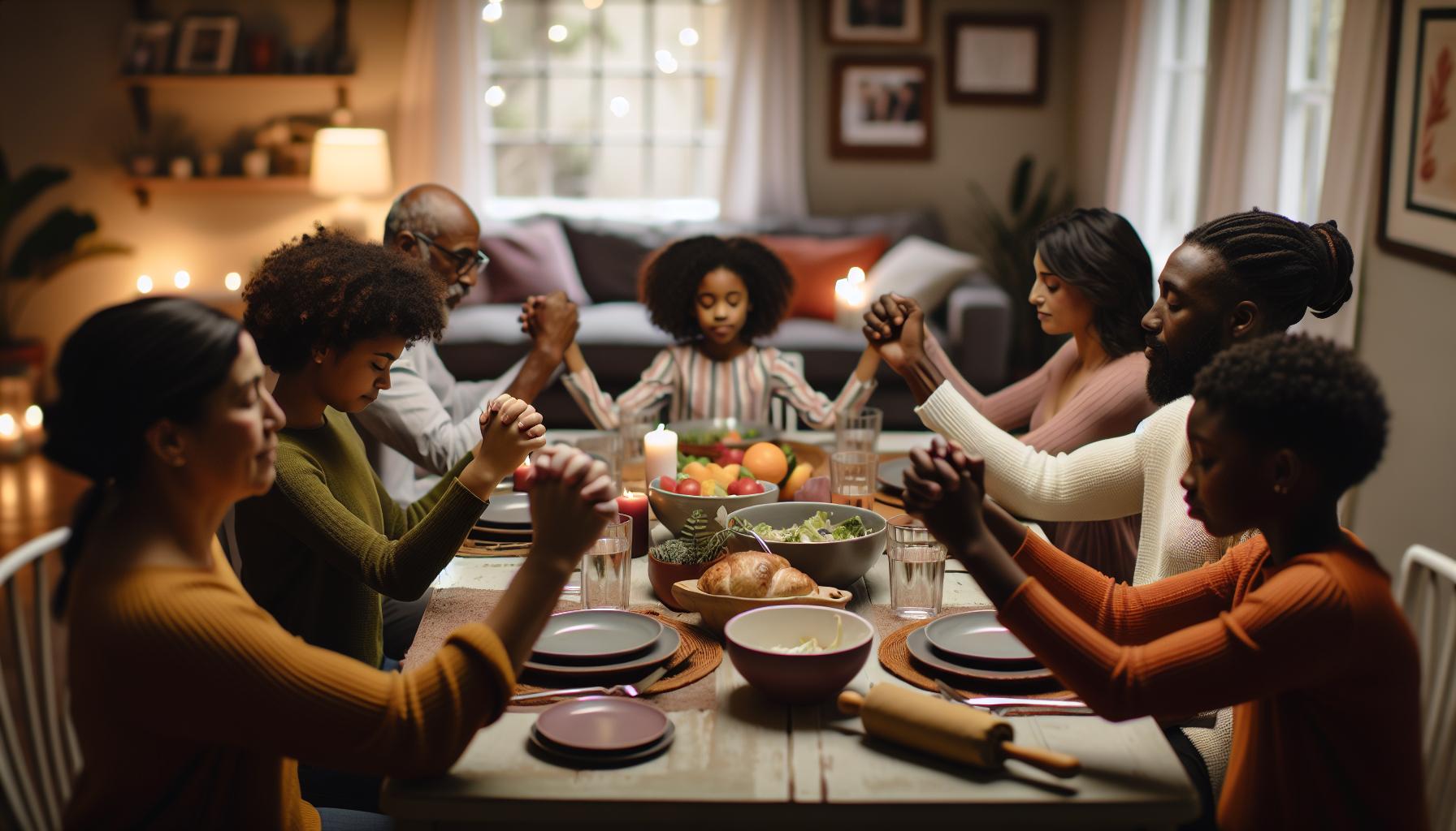 Simple Dinner Prayer Ideas for Families