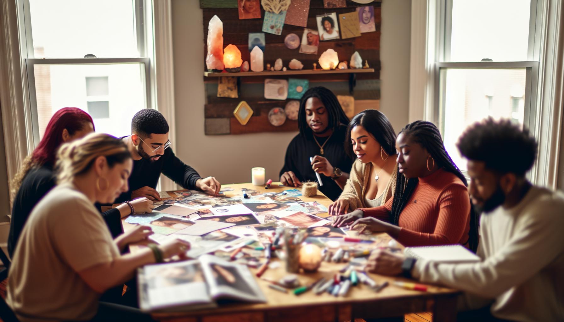 Creating a Vision Board for Your Spiritual Journey