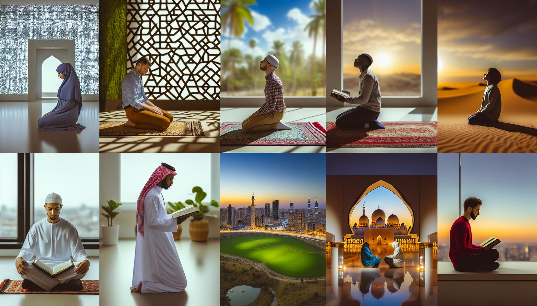 Cultural Variations in Observing Islamic Prayer Times