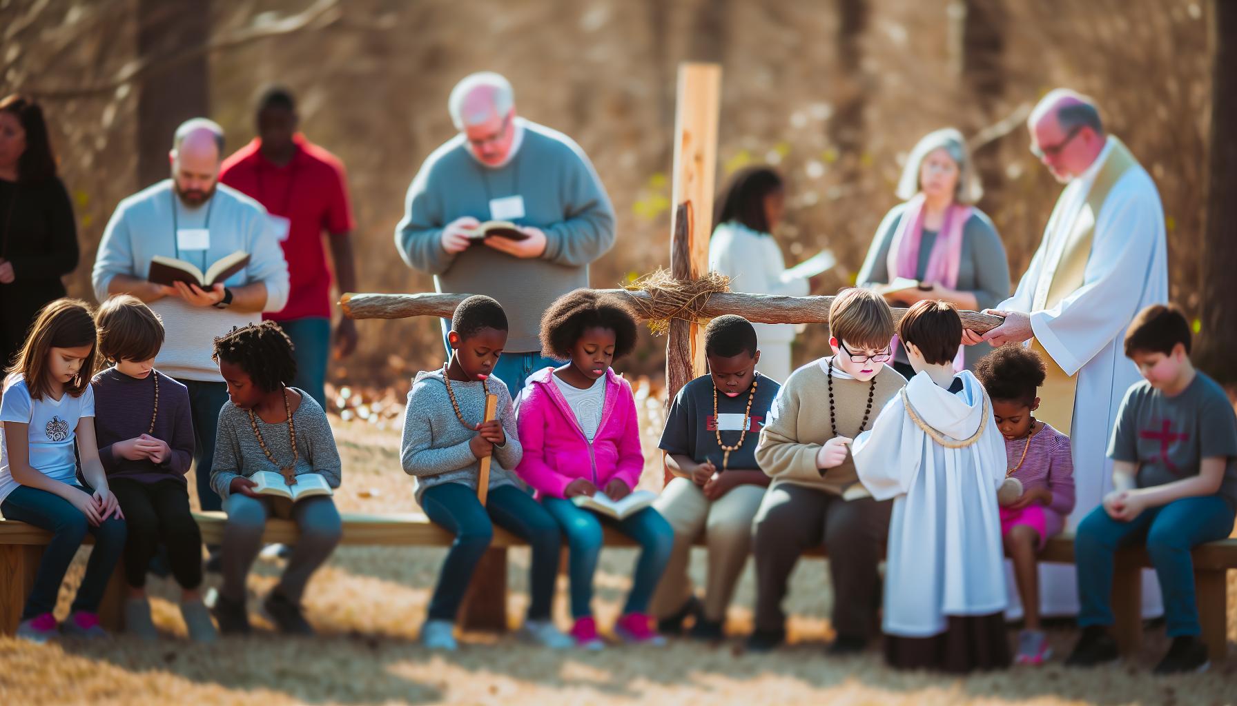 Encouraging Children in the Stations of the Cross